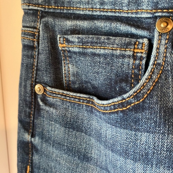 Loft made and loved jeans Size 4/27 skinny crop slim pockets accent on ankles - Picture 9 of 12